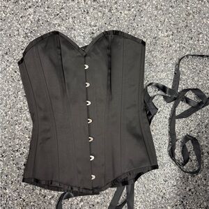 Black Corset Story Top